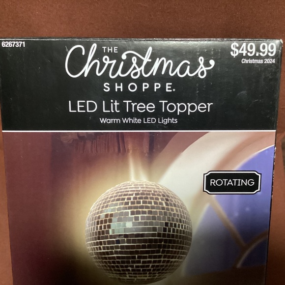 The Christmas Shoppe LED Lit Tree Topper New - Picture 7 of 17
